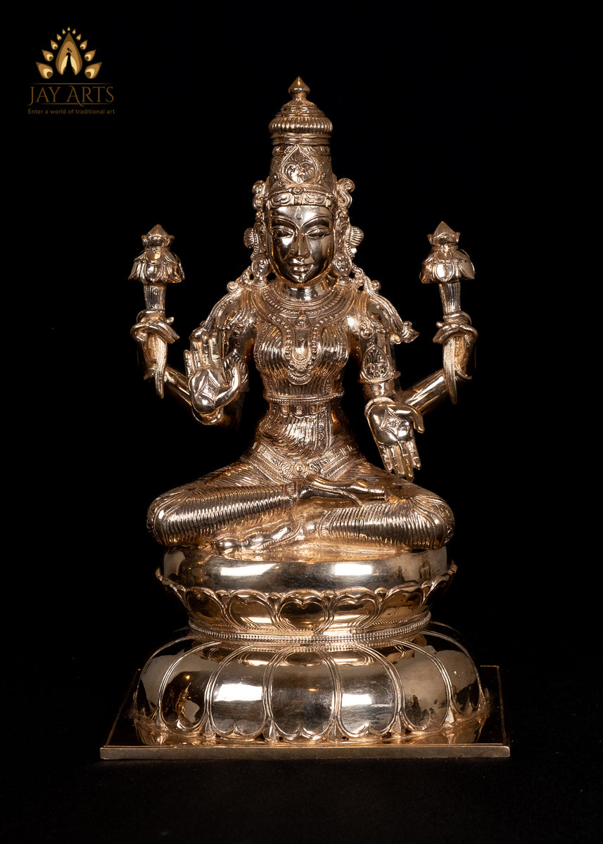 Bronze Goddess Lakshmi, Hindu Bronze Statues, Hindu God Statues ...