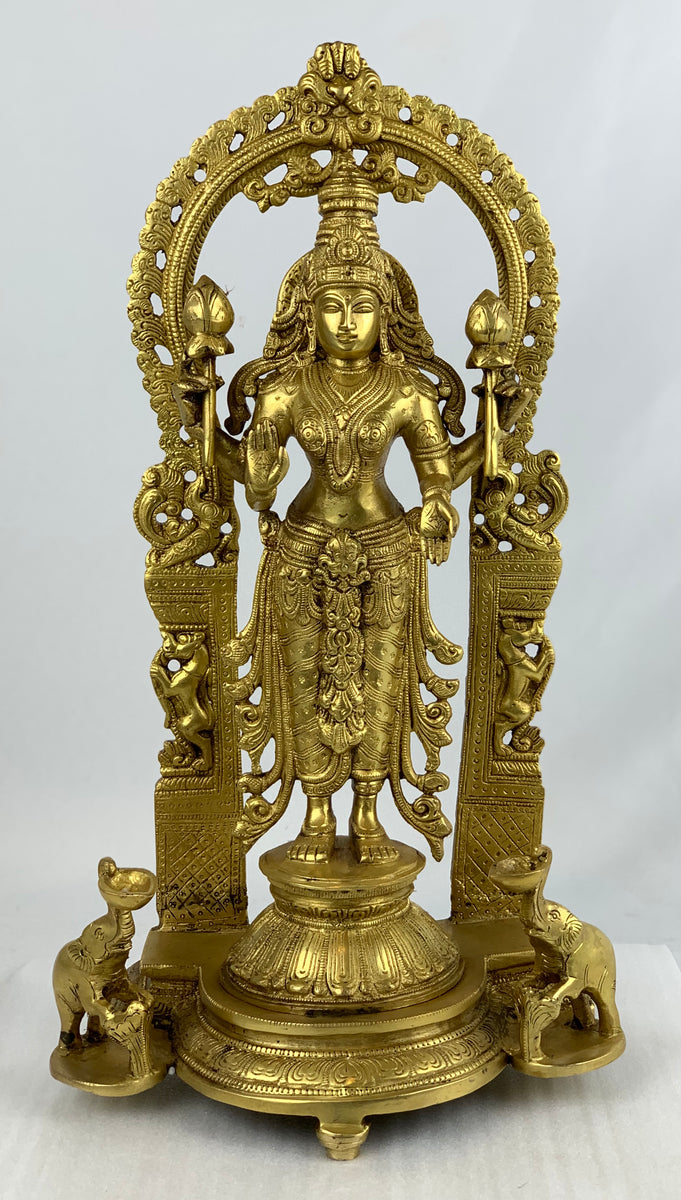 Goddess Lakshmi with Prabhavali – JayArts.com