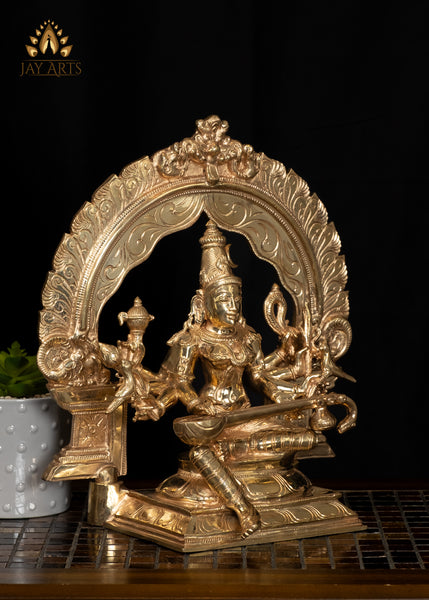 13" Goddess Raja Matangi (Shyama Devi) Divine Form of Shakti Panchaloham Bronze