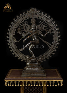 Brass Lord Natarajar Statue 19'' -  - Brass Antique Collections