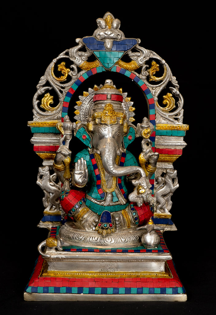 Ganesh Statue - 14cm – TheThirdEyeNZ
