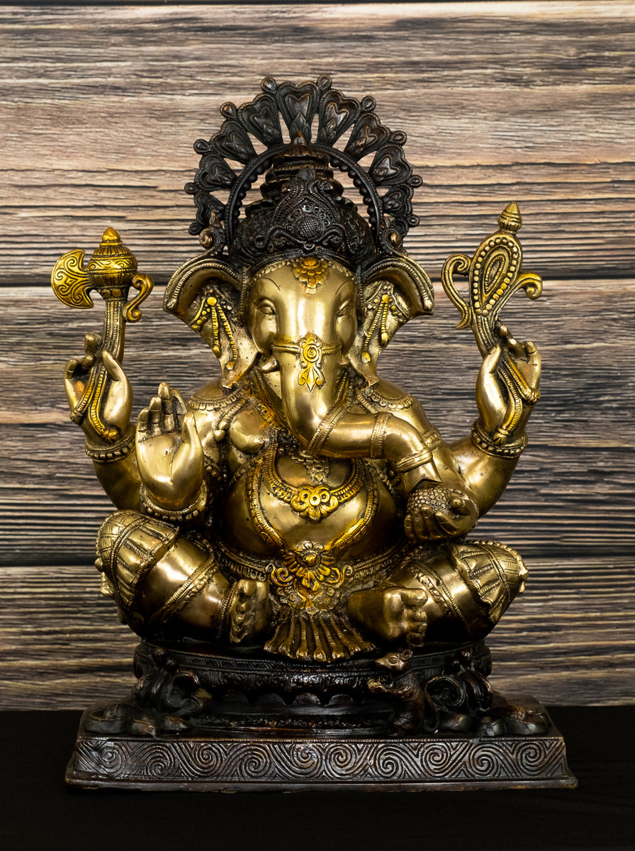 Ganapathi, Hindu Brass Statues, Hindu Gods, Brass Ganesh, Ganesh Idols ...