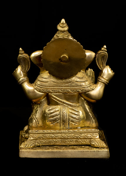 Bhagwan Ganesh 8" - Brass Statue