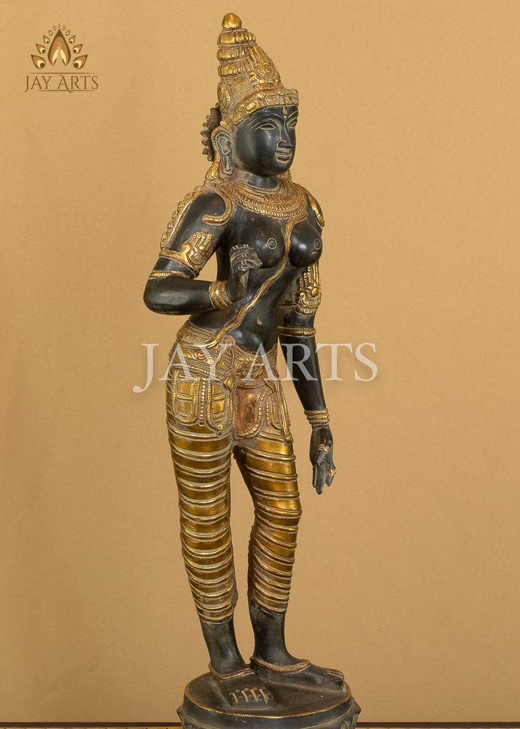 Goddess Sivagami Brass Statue, Brass Statues Online USA, India Brass –