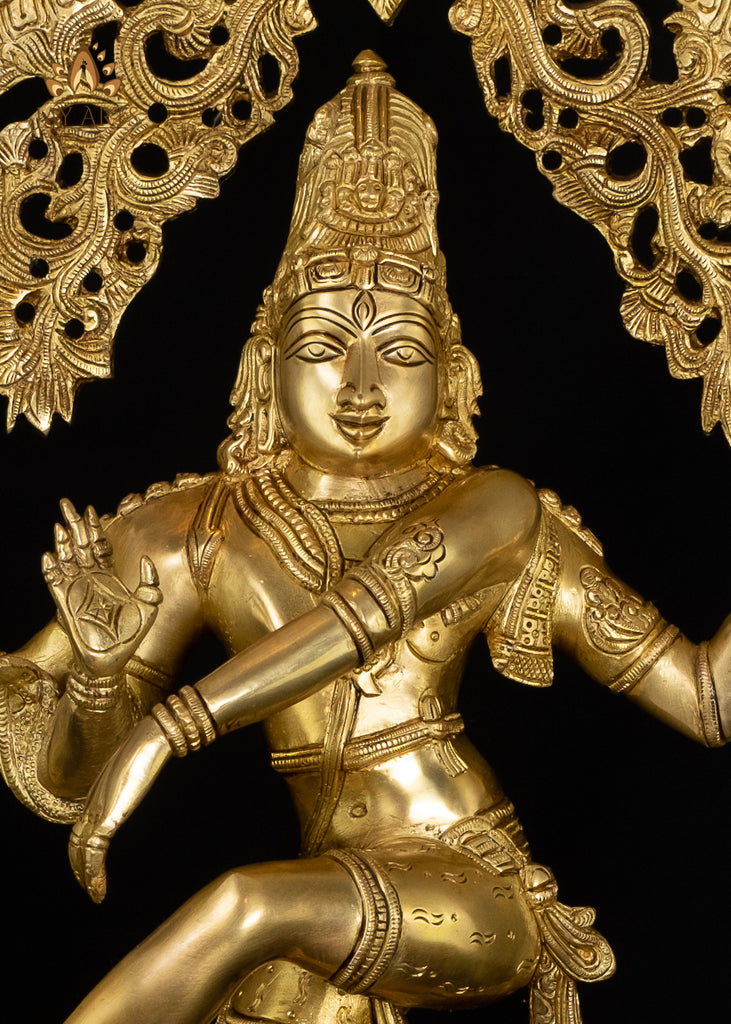 Lord Nataraja - Lord Shiva as the Lord of the Dance 26 Brass Statue –